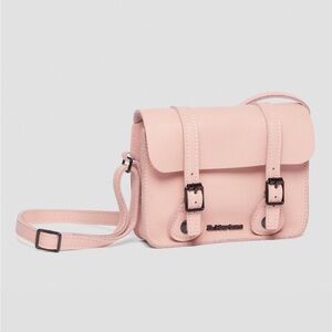 NWT Dr. Martens 7” Soft Napa Leather Pale Pink Crossbody Bag